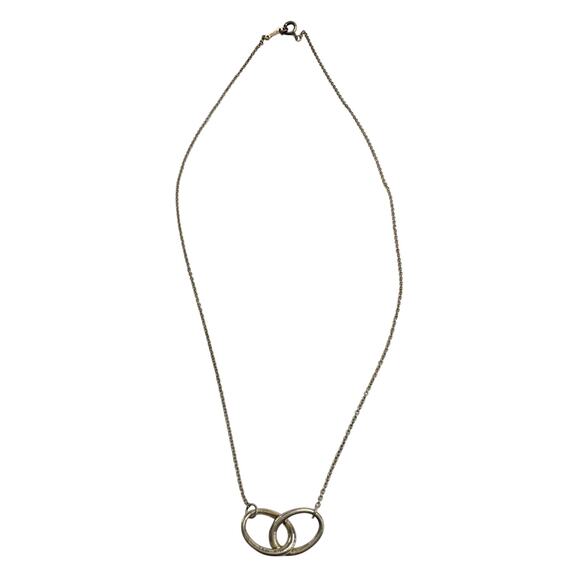 Tiffany and Co. 1837 Elsa Peretti Double Loop Necklace 15" - Picture 12 of 14